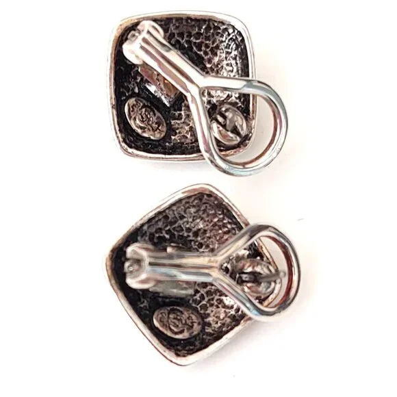 Premier Designs silver and black earrings - Picture 9 of 9